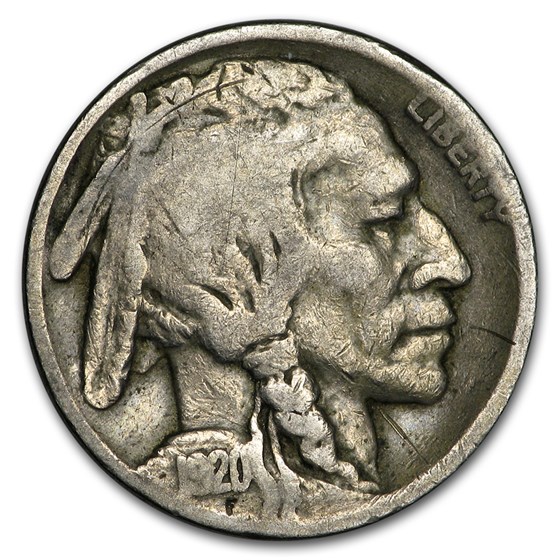 1920 Buffalo Nickel Good+ 1920 Buffalo Nickel Good+